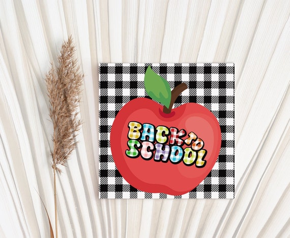 Back to School Square tags printable, Square 2