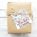 Welcome Back to School Square Tags Printable, Square 2x2 Tag, Teacher ...