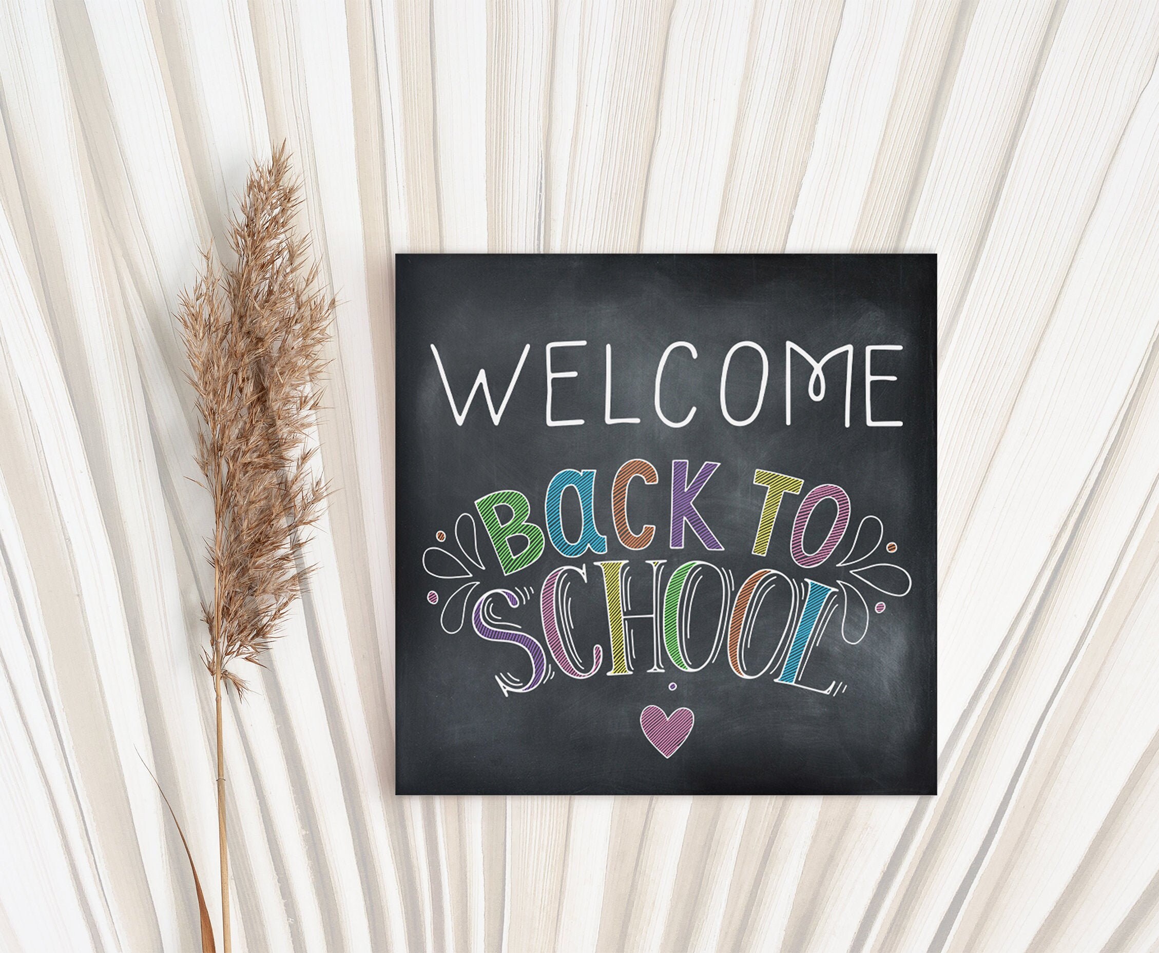 Welcome Back to School Square tags printable Square | Etsy