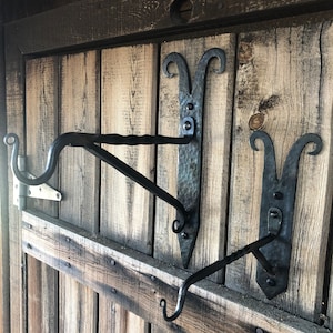 Hand Forged Twisted Wall Hook with Ram Horn Design