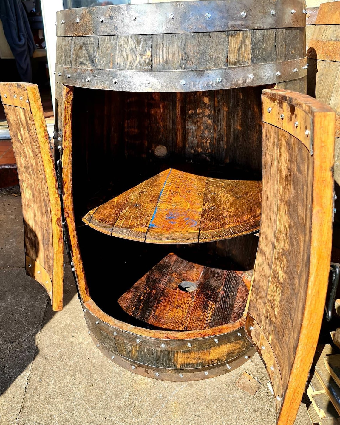 Oak Whisky Barrel Bar Mini Bar Made to Order Etsy UK