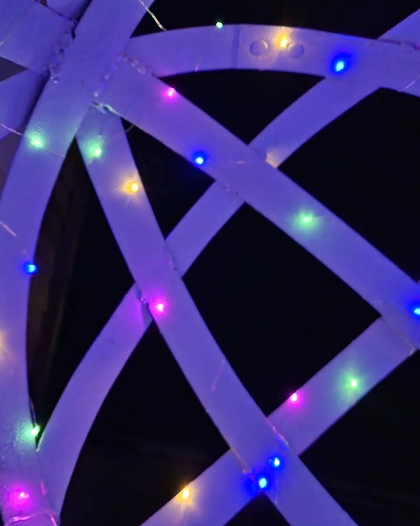 Garden Barrel Hoop Sphere With LED Solar Lights Etsy UK