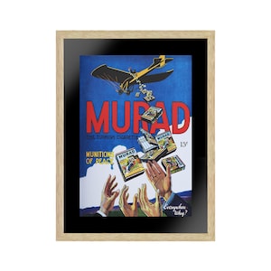 Murad The Turkish Cigarettes Poster vintage, arte murale, arte murale astratta, arte murale moderna, stampa su carta o tela, decorazione murale