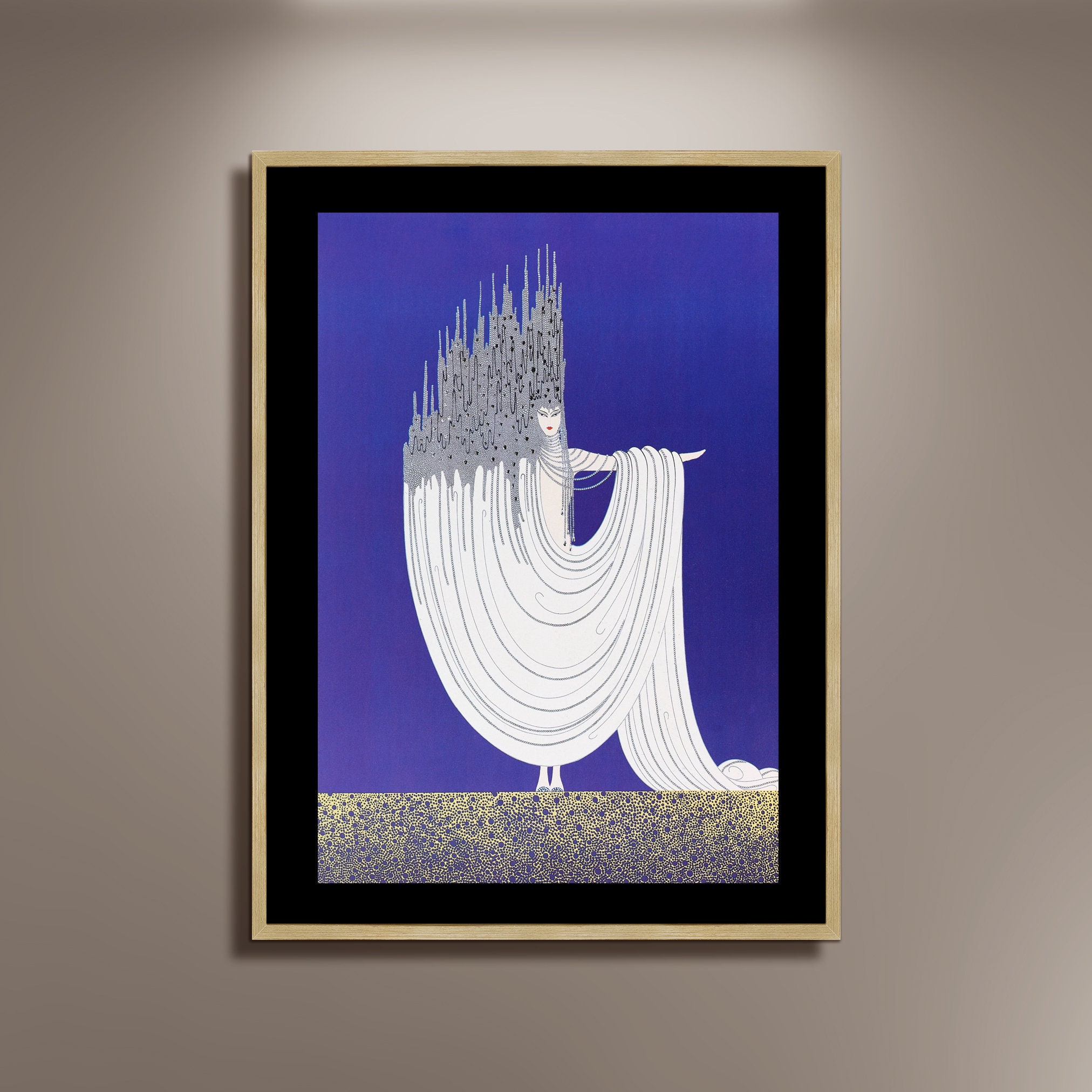 Erte Framed Print - Etsy