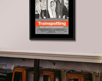 Trainspotting 1996 Film Poster: Framed Canvas Print - Etsy