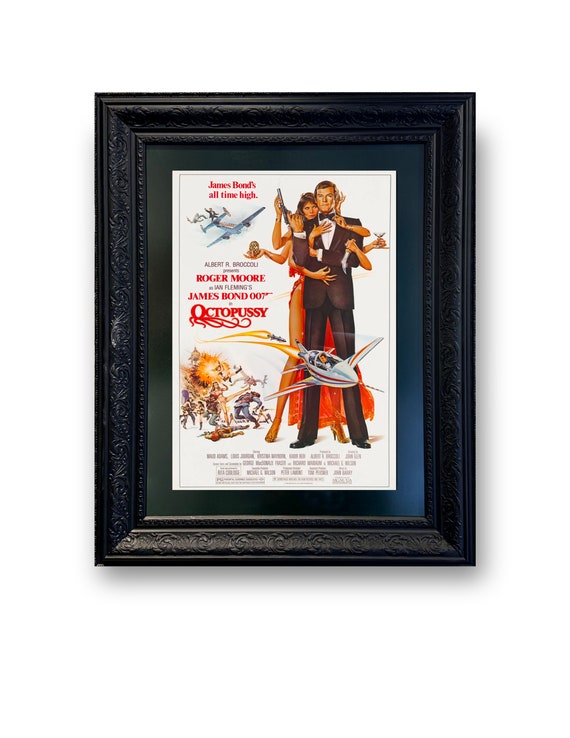 Octopussy James Bond Movie Poster: Framed Canvas Print - Etsy