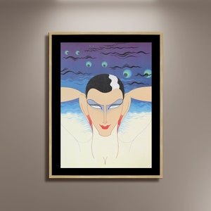 Mystere by Erte Art Print: Elegant Deco Canvas Wall Art