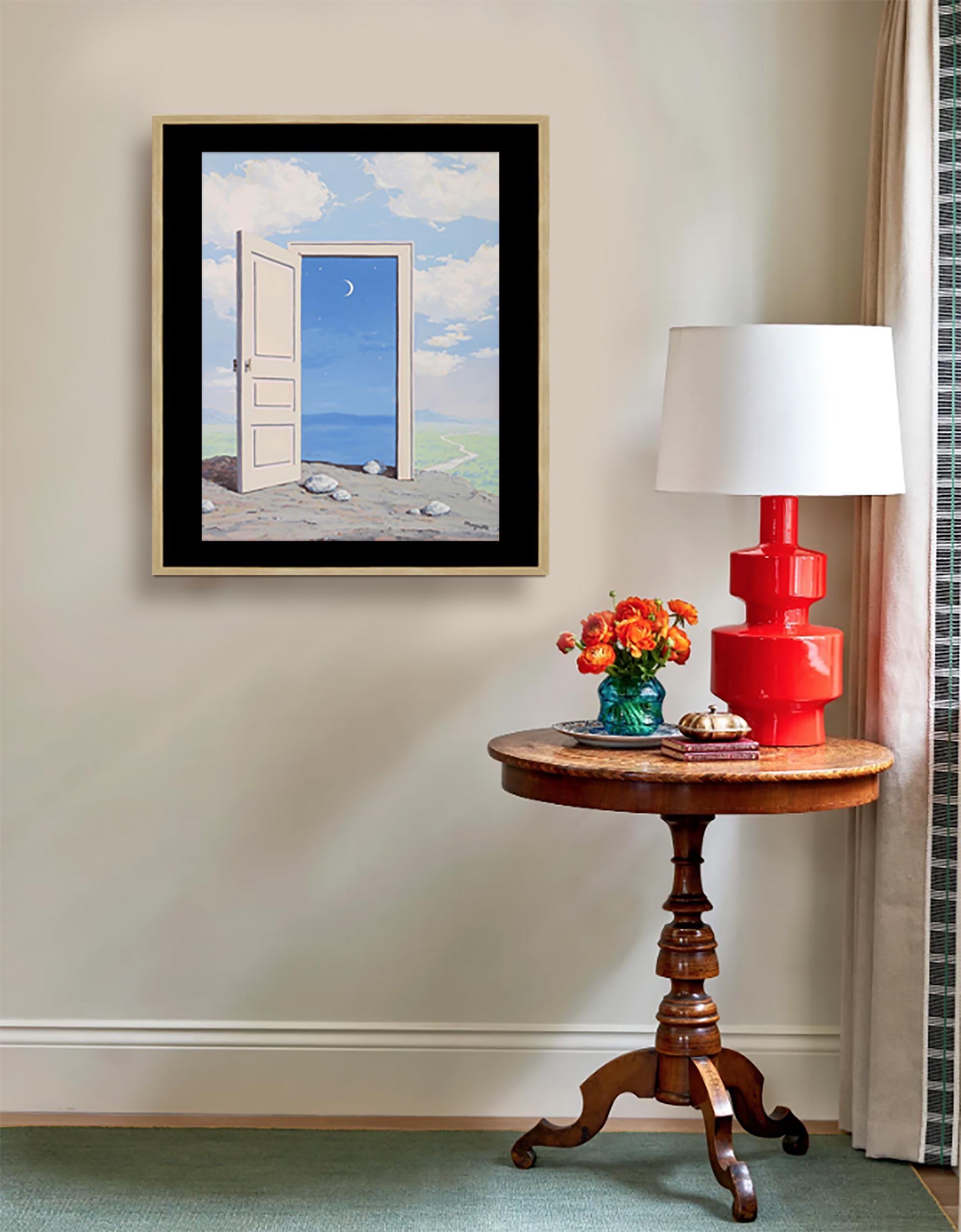 ルネ・マグリット「ル・サヴォワール」額入りキャンバスプリント