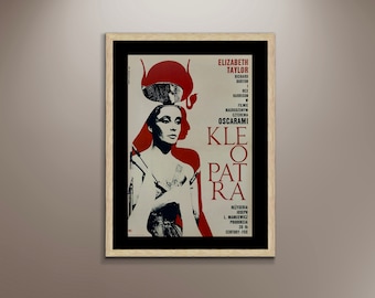 クレオパトラ役のエリザベス・テイラーのクローズアップの美写真 1962