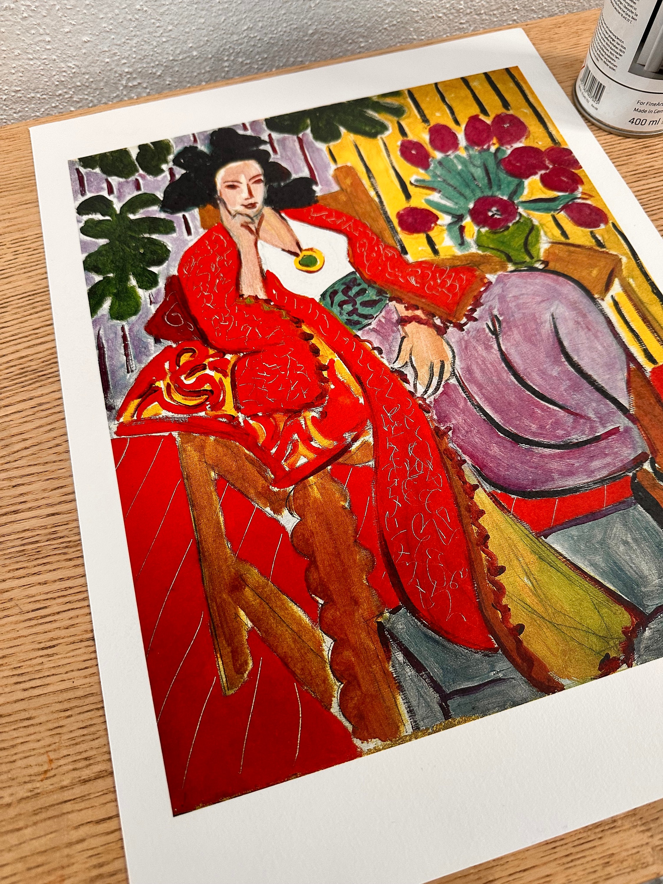 Henri Matisse Odalisque in Red Jacket Canvas Print - French Wall