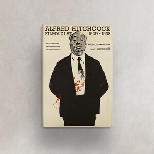 Alfred Hitchcock Film Festival 1929-1938 (1988) Poster Leinwand, Popkultur Grafik, Vintage Plakat, Filmwerbeplakat