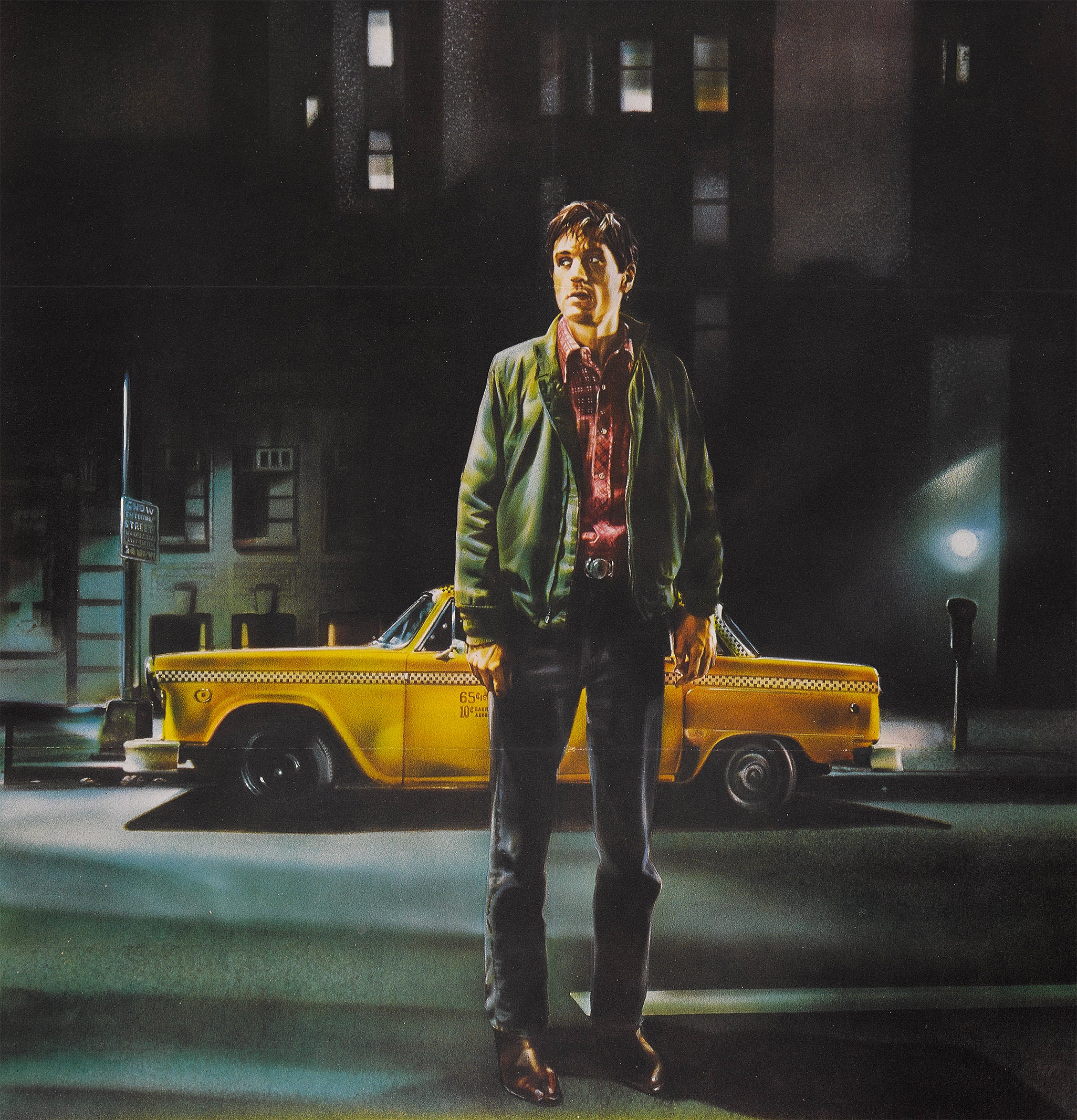 タクシードライバー 1976年映画ポスター：ロバート・デ・ニーロ 額入り