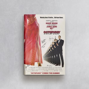 Octopussy (1983) James Bond 007 Film Plakat Druck Leinwand, Film Werbeplakat Leinwand