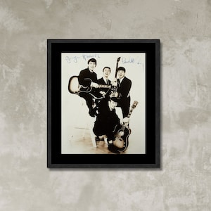 Póster vintage de la banda de rock The Beatles, impresión en lienzo enmarcada, enmarcado en blanco y negro, póster vintage, póster publicitario, póster de metal