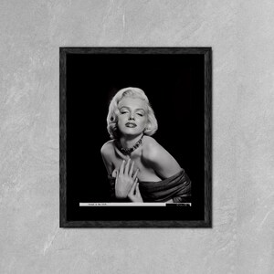 Marilyn Monroe "How to Marry a Millionaire" 1953 Portrait Leinwanddruck, berühmte amerikanische Schauspielerin, Vintage Plakat, Werbeplakat