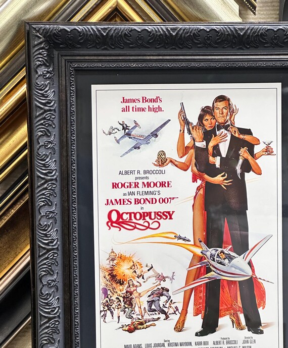 Octopussy James Bond Movie Poster: Framed Canvas Print - Etsy