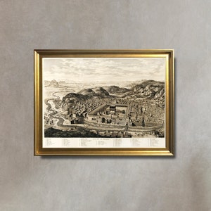 Mecca Kaaba Old Photo Print: Saudi Arabia Historical Canvas Wall Art