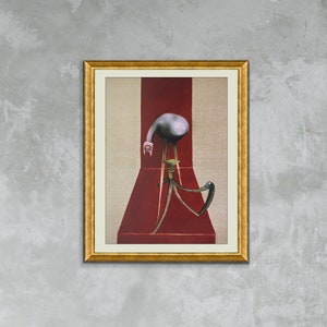 Francis Bacon, Second Version of Triptych 1944 Triptych Poster Exclusive Framed Canvas Print, Bacon painting, Vintage Poster, Artwork