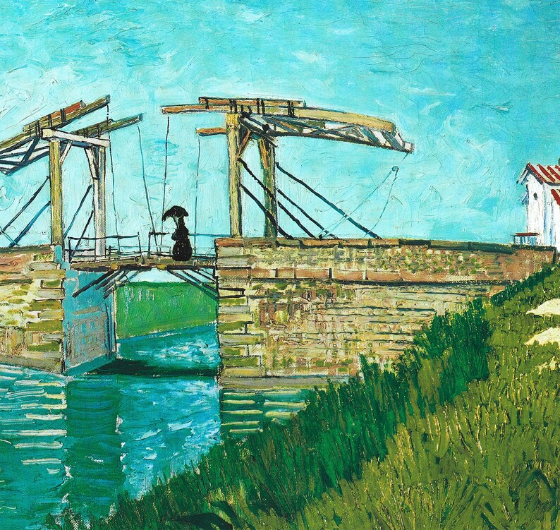 Van Gogh: the Langlois Bridge at Arles - Vintage Canvas Art Print - Etsy