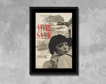 Vivre Sa Vie (1962) - Movie Poster - Etsy