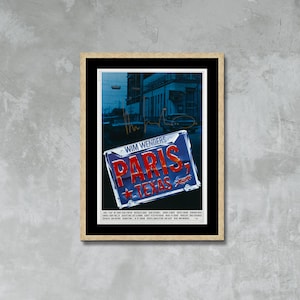Paris Texas Deutsches Filmposter gerahmter Leinwanddruck, Ry Cooder, Movie Poster, Filmposter, Werbeposter, Vintage Plakat, wand kunst