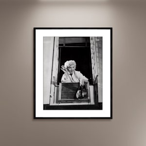 Marilyn Monroe Foto Poster Druck Leinwand, Schwarz Weiß Foto, berühmte amerikanische Schauspielerin, Vintage Plakat, Werbeplakat