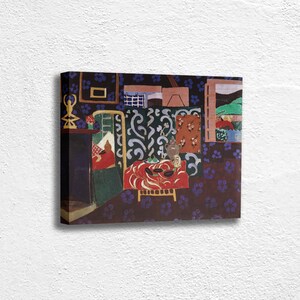 Henri Matisse Still Life with Aubergines Poster: Hanging Canvas Print