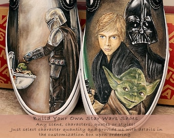 baby yoda vans shoes