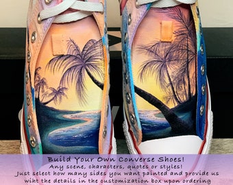 Build Your Own Custom Painted Converse - Etsy UK Build Your Own Custom Painted Converse - Etsy UK