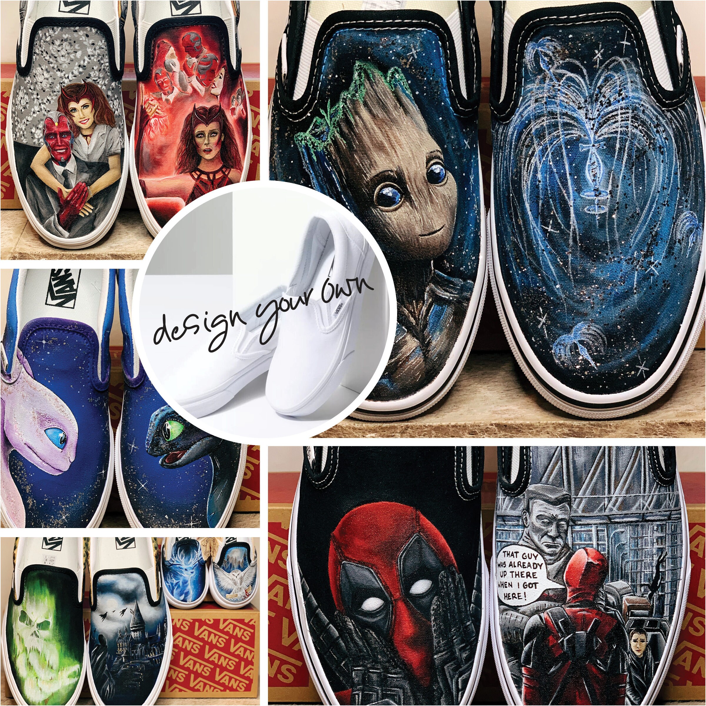 groot vans shoes