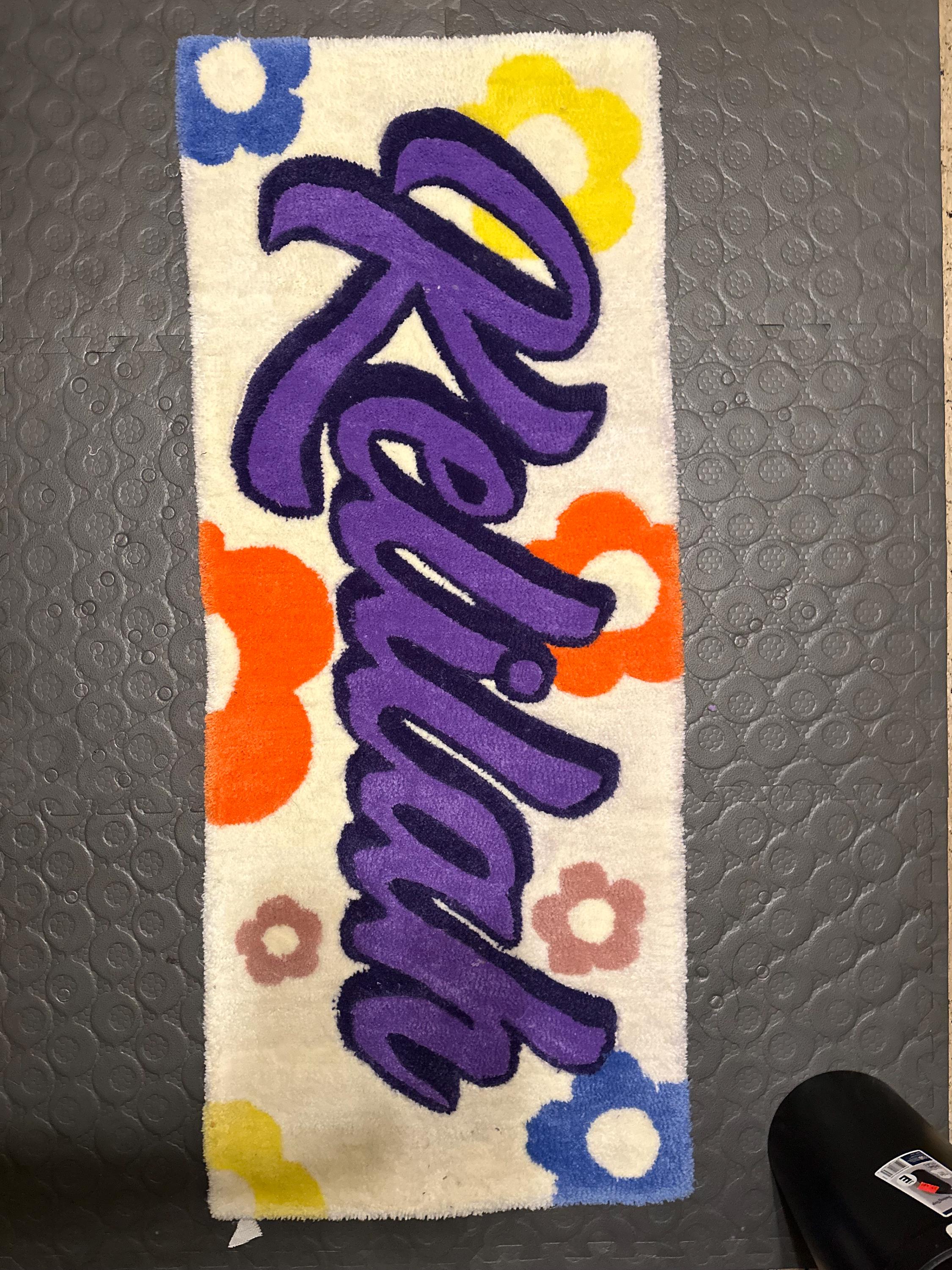 Custom Name Rug - Etsy