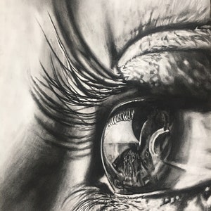 Demon Eyes, Eye Art, Dark Art, Reflection of Kiss Inside, the Crying Eye,  Butterfly, Black Tears Drop, Black Eyeball, Empty Existence 