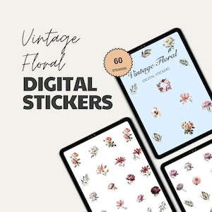 Digital Stickers Goodnotes, Precropped Digital Planner Stickers, Daily Digital Stickers, Aesthetic Digital Stickers