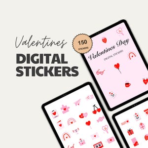Digital Stickers Goodnotes, Precropped Digital Planner Stickers, Daily Digital Stickers, Aesthetic Digital Stickers