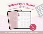 Self Care Digital Planner | 2026 Digital Planner GoodNotes | iPad Planner 2026