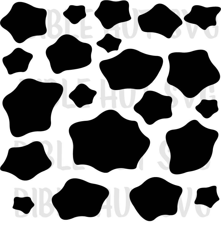 Cow Print SVG Cow SVG Cow Print Png Cow Spots Cow Pattern | Etsy