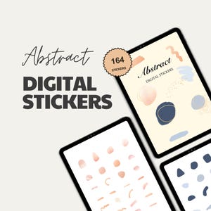 Digital Stickers Goodnotes, Precropped Digital Planner Stickers, Daily Digital Stickers, Aesthetic Digital Stickers