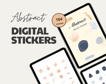 Digital Stickers Goodnotes, Precropped Digital Planner Stickers, Daily Digital Stickers, Aesthetic Digital Stickers