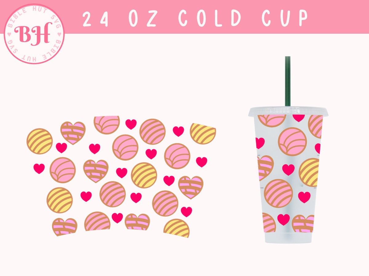 Concha Cold Cup Vinyl Wrap - Ready to Apply – JDS Boutique & Supplies