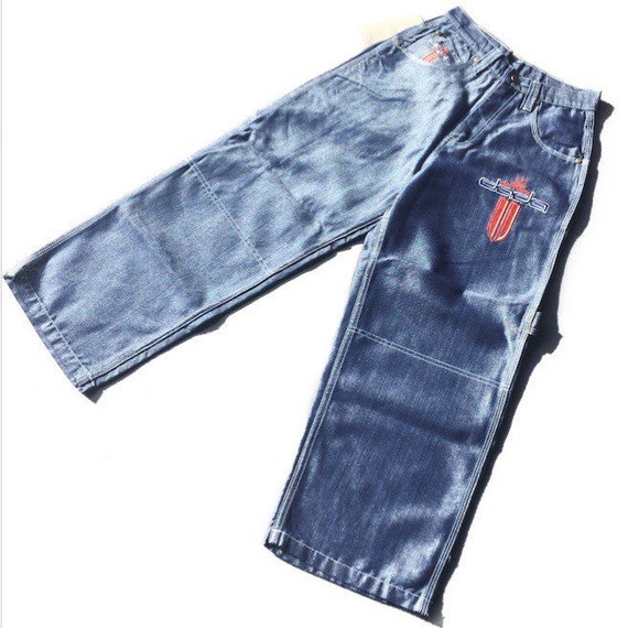vintage 90s deadstock iridescent dada jeans