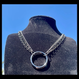 Gunmetal O Ring Choker