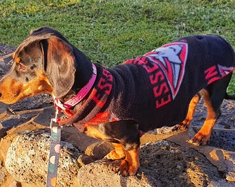 Footy Colours Double Fleece Pet Jacket/Coat - Most teams available