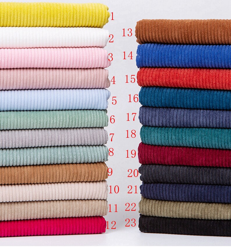 ON SALE Corduroy fabric solid thick corduroy fabric sofa Etsy