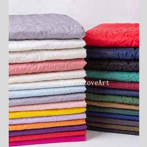 22 Colors Quilted Lining Fabric Thick Quilted Fabric Warm Winter Lining Fabric Handmade DIY Fabric By The Half Yard