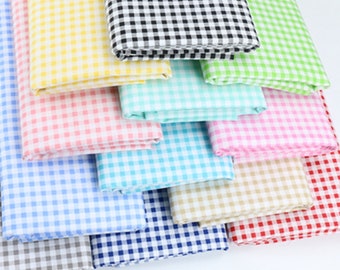 Tissus à carreaux de coton populaires, tissus en coton, tissus imprimés, draps de lit pour les élèves de maternelle, tissus de couverture de couette.