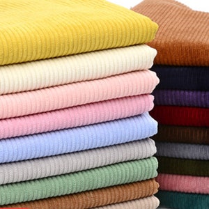 ¡Venta! Tela de pana Walse 8, tela de pana lisa, tela para sofá, tela hecha a mano DIY, carta de colores.