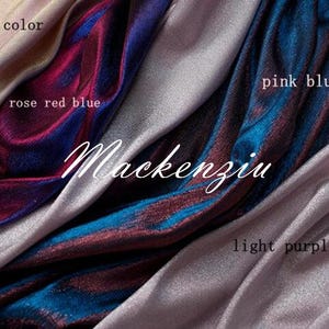 4 Color Pink Blue Color Jacquard Fabric - Flash Aurora Mirage Fabric - Cosplay Dress Fabric - Stage Fabric by the yard