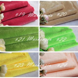 Solid Smooth Minky Fabric: Plush Cuddle Fabric - 65'' Wide By The Yard image 5