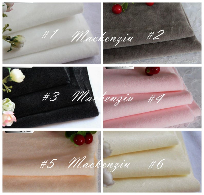 Solid Smooth Minky Fabric: Plush Cuddle Fabric - 65'' Wide By The Yard image 2