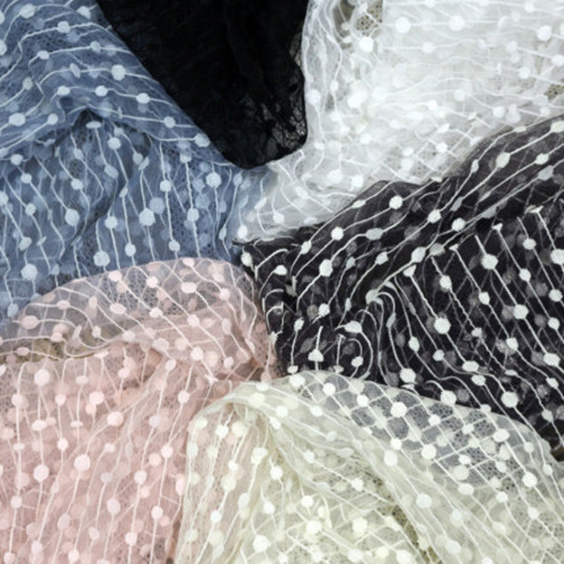 Straight lace fabric mesh fabric mesh seethrough dress Etsy